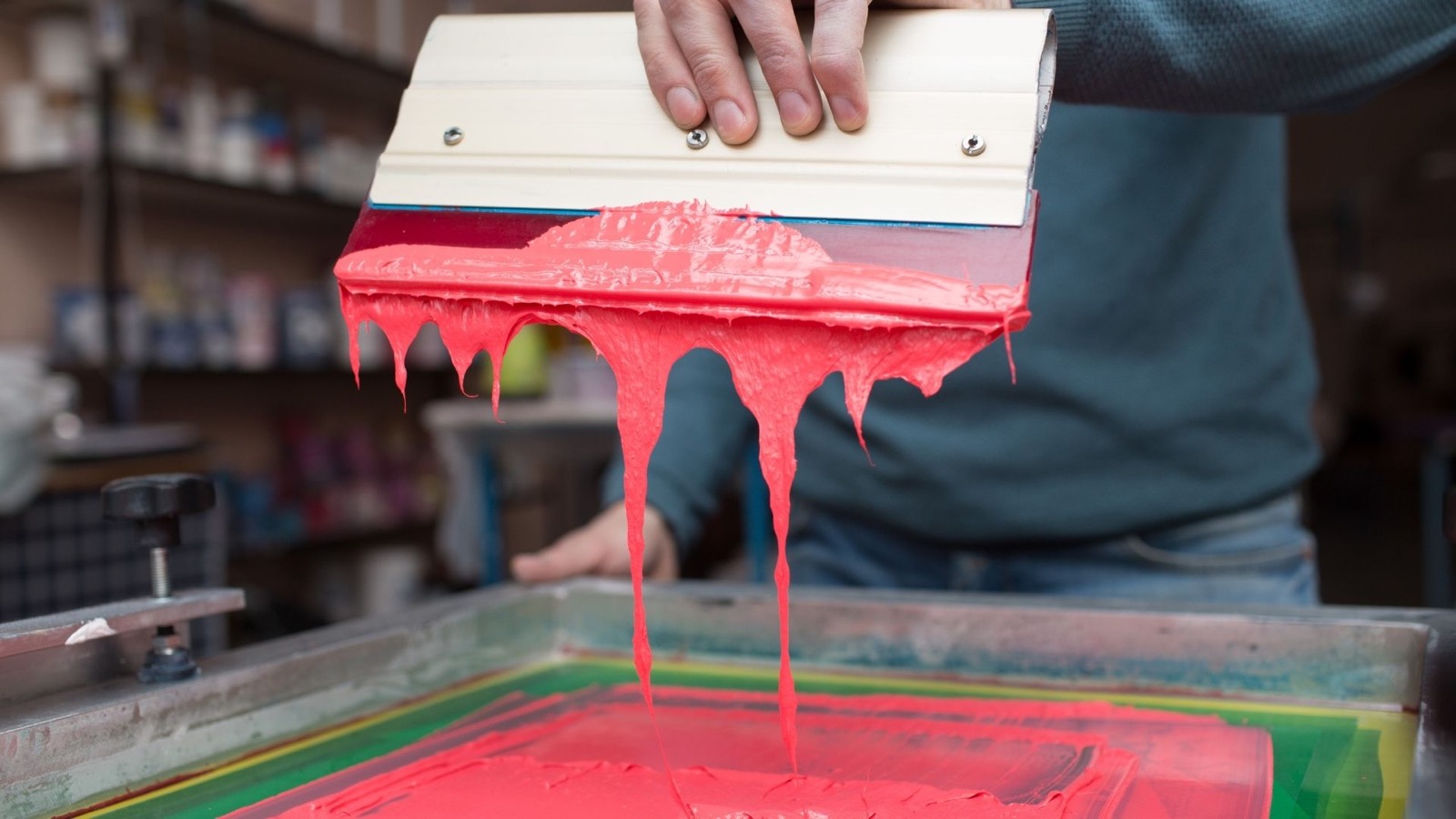 Screen printing ink screen in Lafayette IN at CustomTees